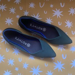 Rothys The Point Emerald 8 for 6.5 or 7